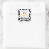 Sticker Carré Moteur Dirt Vélo Anniversaire Fête Favoriser (Sac)