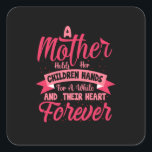 Sticker Carré Mother Art Mother Holds Her Children Hands<br><div class="desc">Mother Art Mother Holds Her Children Hands</div>