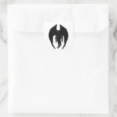 Sticker Carré Mothman Cryptid (Sac)