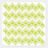 Sticker Carré Motif Cactus (Devant)
