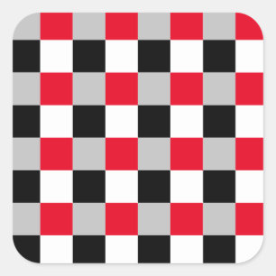 Sticker Carré Motif de tableau de contrôle modifiable