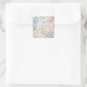 Sticker Carré Motif expérimental 2 (Sac)