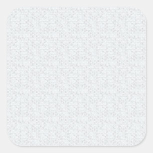 Sticker Carré Motif floral géométrique gris clair