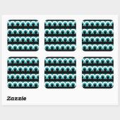Sticker Carré Motif géométrique (Feuille)