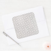 Sticker Carré Motif géométrique beige islamique (Enveloppe)