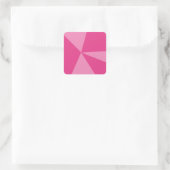 Sticker Carré Motif géométrique triangles (Sac)