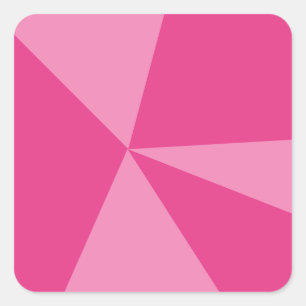 Sticker Carré Motif géométrique triangles