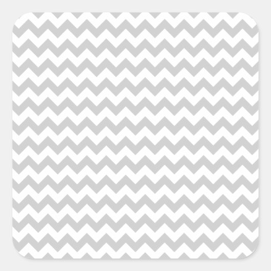 Sticker Carré Motif gris clair Chevron (lignes fines) (Devant)