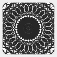 Motif kaléidoscopique complexe