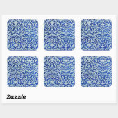 Sticker Carré Motif nuages (Feuille)