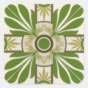 Sticker Carré Motif Palm I non incorporé