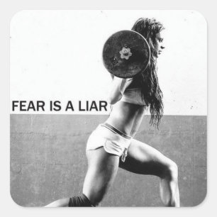 Sticker Carré Motivation gym