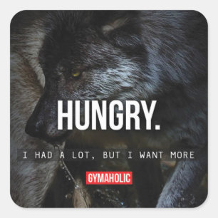 Sticker Carré Motivation gym