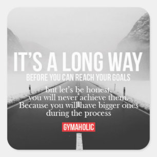 Sticker Carré Motivation gym