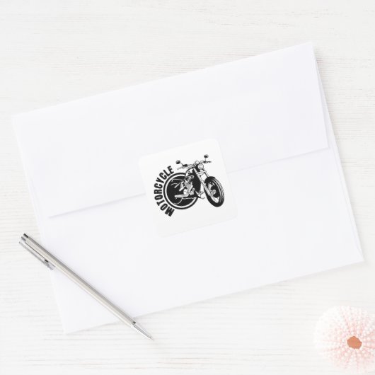 Sticker Carré Moto (Enveloppe)