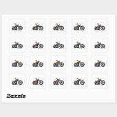 Sticker Carré Moto-dessin (Feuille)