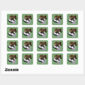 Sticker Carré Mouflon canadien (Feuille)