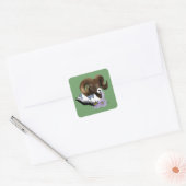 Sticker Carré Mouflon canadien (Enveloppe)