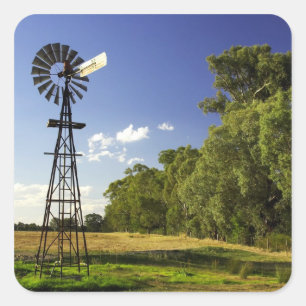 Sticker Carré Moulin à vent près de la Hume Highway, Victoria, A