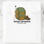 Sticker Carré Mount Seymour Provincial Park Backpack (Sac)