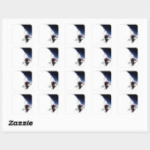 Sticker Carré Mountain Climat Sports extrêmes (Feuille)