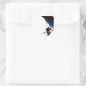 Sticker Carré Mountain Climat Sports extrêmes (Sac)