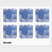 Sticker Carré Mountain Shadow 2009 (Feuille)