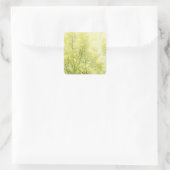 Sticker Carré moutarde de printemps (Sac)