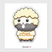 Sticker Carré mouton (Feuille)