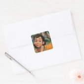 Sticker Carré Mowgli 4 (Enveloppe)