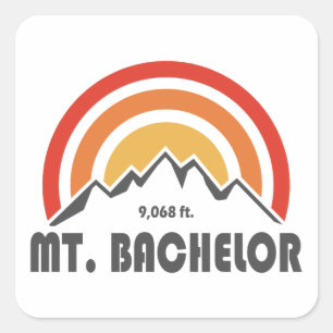 Sticker Carré Mt. Bachelor