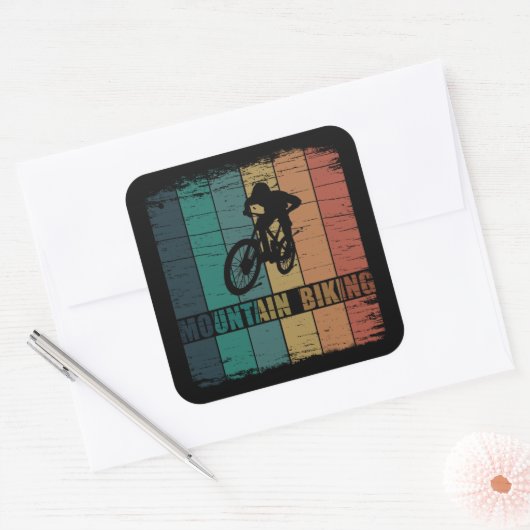 Sticker Carré Mtb VTT (Enveloppe)