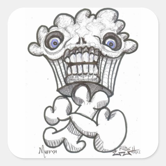 STICKER CARRÉ MUFFYN (Devant)