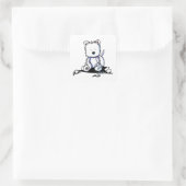 Sticker Carré Muggers Westie TP (Sac)