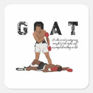 Sticker Carré Muhammad Ali