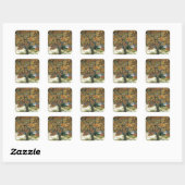 Sticker Carré Mulberry Tree par van Gogh (Feuille)