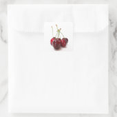 Sticker Carré mûre cerise (Sac)