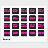 Sticker Carré Muscle Mummy (Feuille)