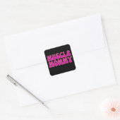 Sticker Carré Muscle Mummy (Enveloppe)