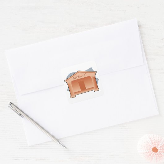 Sticker Carré Musée