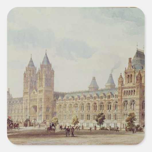 Sticker Carré Musée d'histoire naturelle (Devant)