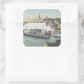 Sticker Carré Musée maritime de Sydney de balcon d'hôtel. 1998 (Sac)