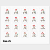 Sticker Carré Mushroom with Bicycle.PNG (Feuille)