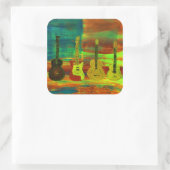 Sticker Carré Musique Americana (Sac)