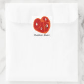 Sticker Carré musique chambre (Sac)