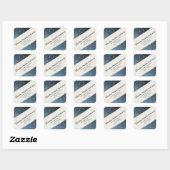 Sticker Carré Musique dans l'air (Feuille)