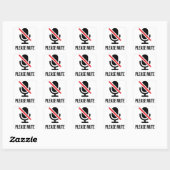 Sticker Carré Mute, tu es sur Mute, SHCM Mute (Feuille)