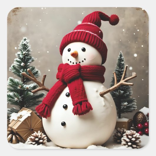 Sticker Carré My Christmas (Devant)