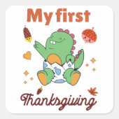 Sticker Carré My Thanksgiving (Devant)