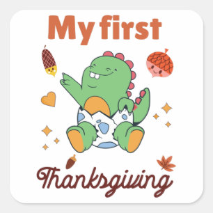 Sticker Carré My Thanksgiving